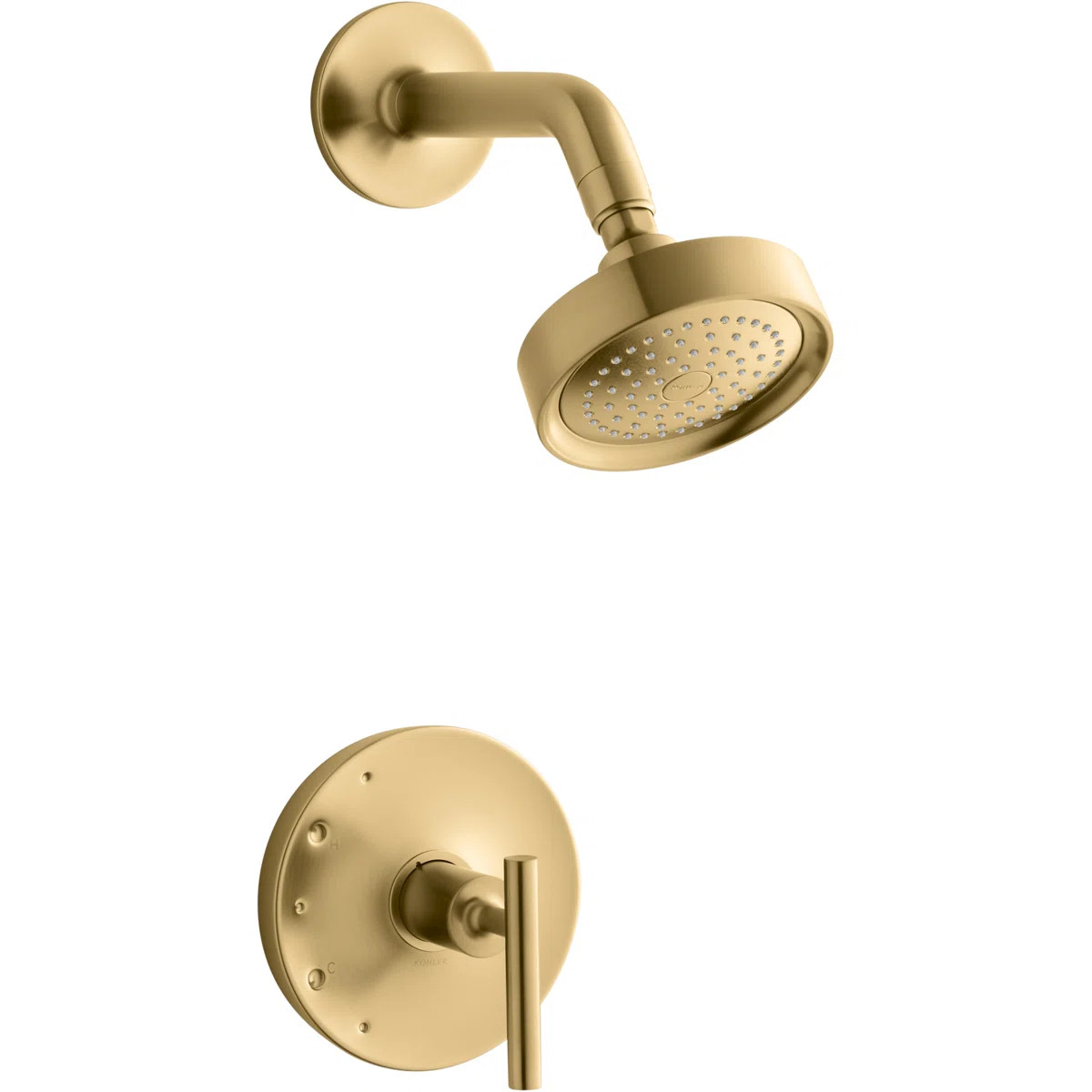 Kohler Purist Rite Temp Shower Trim kit with lever handle K-TS14422-4-2MB | Wayfair North America