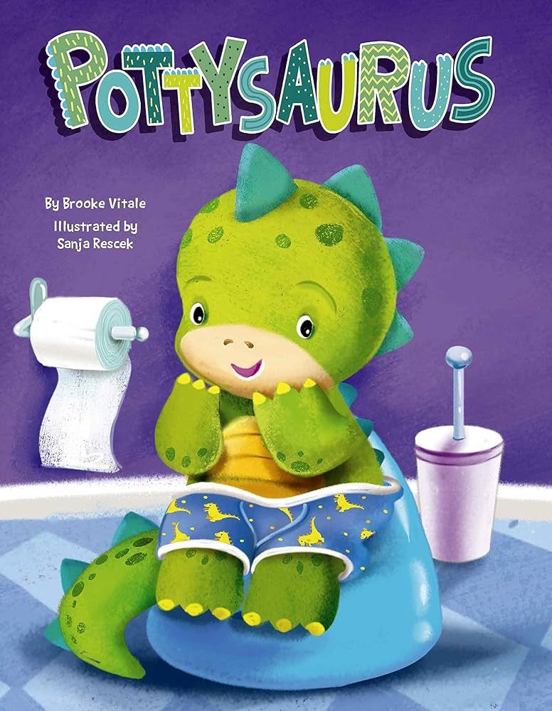 Pottysaurus - Children's Padded Board Book - Potty Training | Amazon (US)