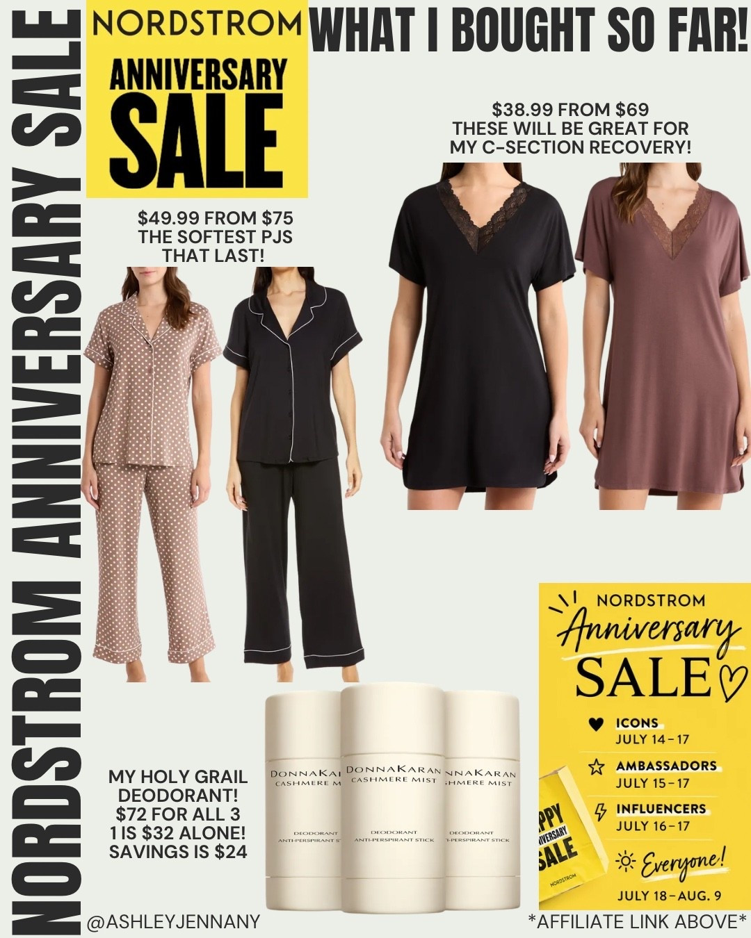 Nordstrom anniversary sale! Moonlight pajamas. Donna Karan cashmere mist deodorant

#LTKSaleAlert #LTKBeauty #LTKMidsize