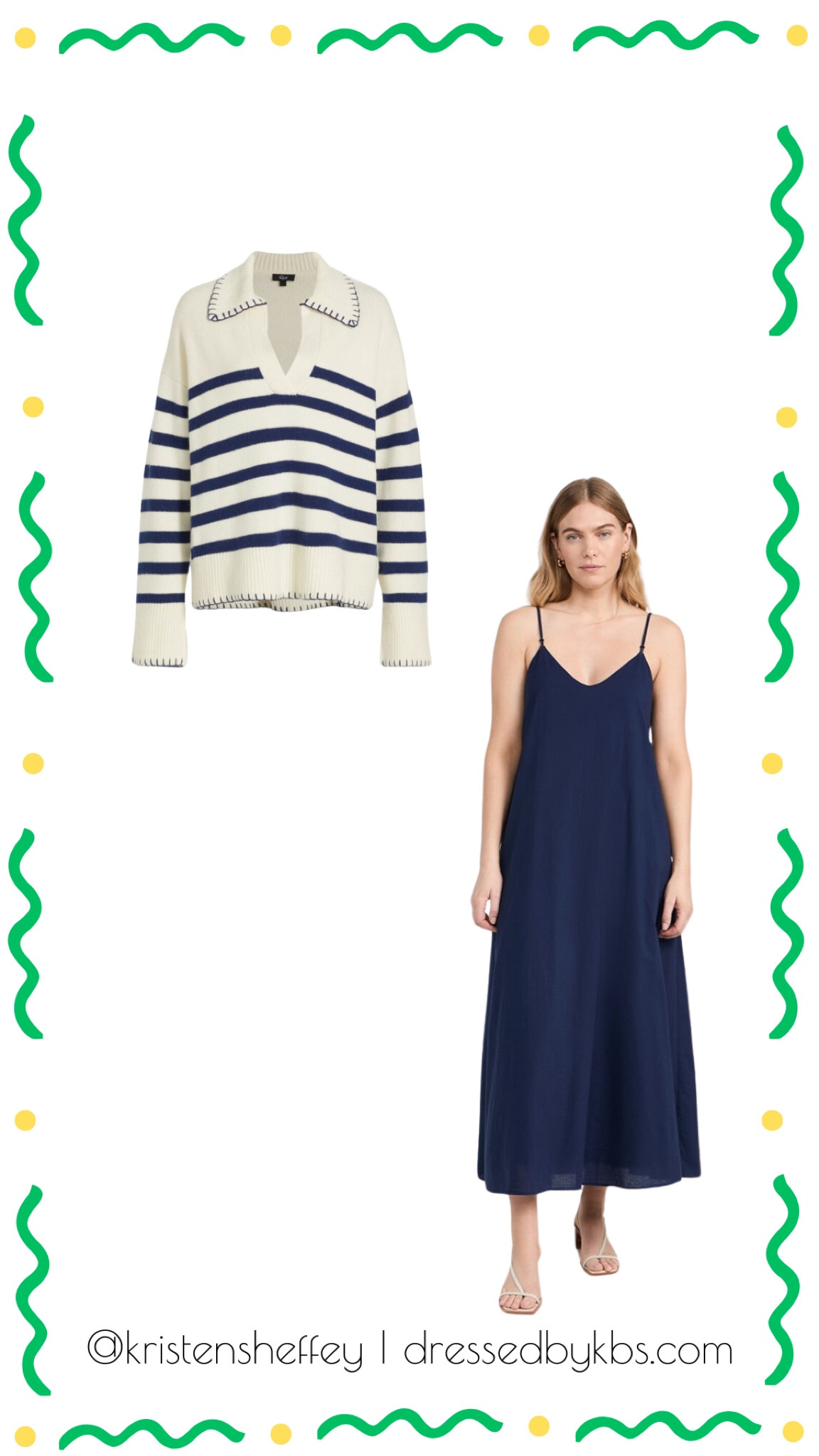 This dress paired with this sweater draped around your shoulders would also be adorable for the masters or masters watching party! Both of these are a part of the shopbop sale! 

#LTKsalealert