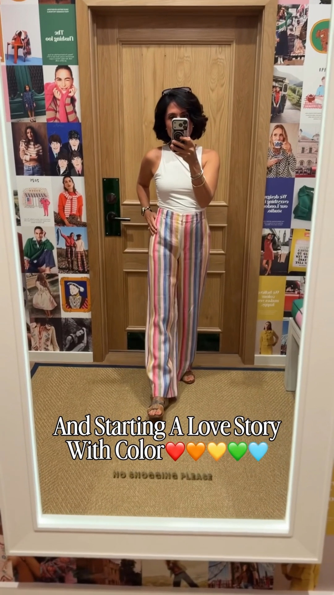 A quiet goodbye to my neutral era… and a very happy hello to color 🌈✨ These striped linen trousers feel like that perfect balance; playful yet polished, bold yet still timeless. Effortless, breathable, & exactly the kind of piece that makes getting dressed feel fun again.

linen trousers, elevated casual, colorful chic, spring summer wardrobe, tailored wide leg pants, refined style, Boden inspired

#LTKdayinmylife #LTKootd #LTKOver40