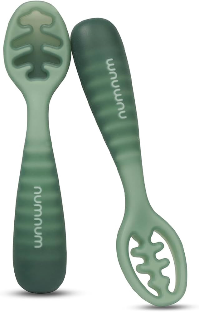 NumNum Baby Spoons Set, Pre-Spoon GOOtensils for Kids Aged 12+ Months - First Stage, Baby Led Wea... | Amazon (US)