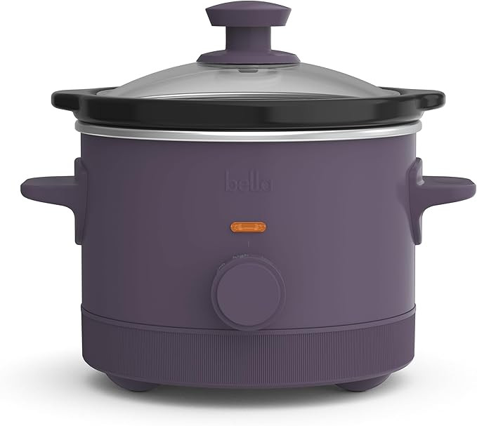 bella 1.5 Qt Slow Cooker with 3 Heat Manual Control, Ceramic Nonstick Coating, Dishwasher Safe St... | Amazon (US)