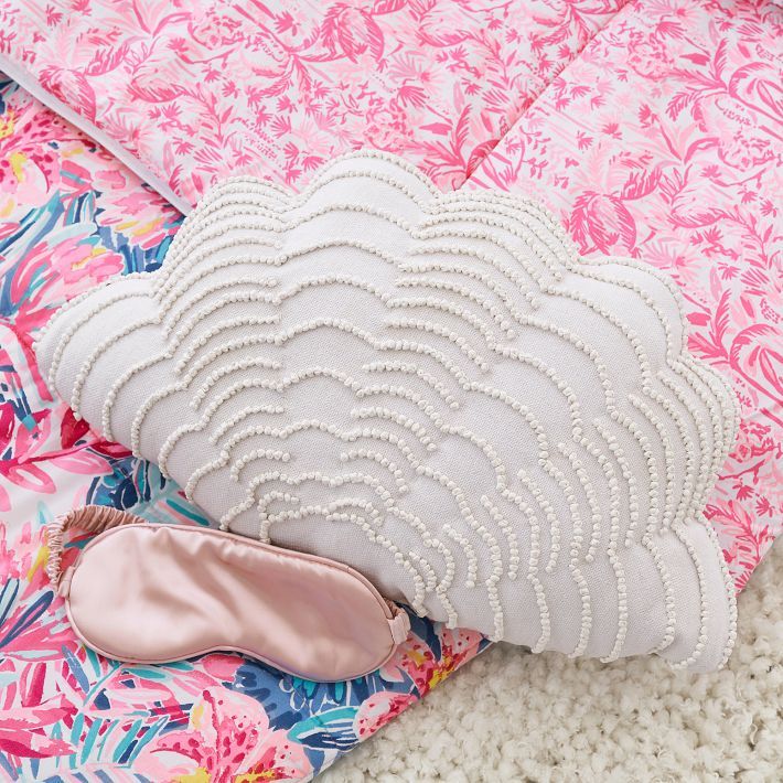Lilly Pulitzer Shell Pillow | Pottery Barn Teen