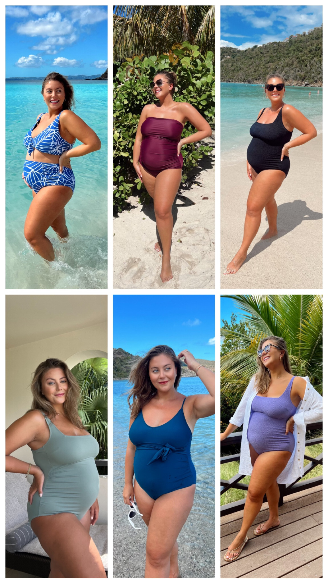 Some of my favorite swim suits from our recent trip, both in maternity and non-maternity styles 👙🩱🌴☀️

#LTKFind #LTKbump #LTKcurves