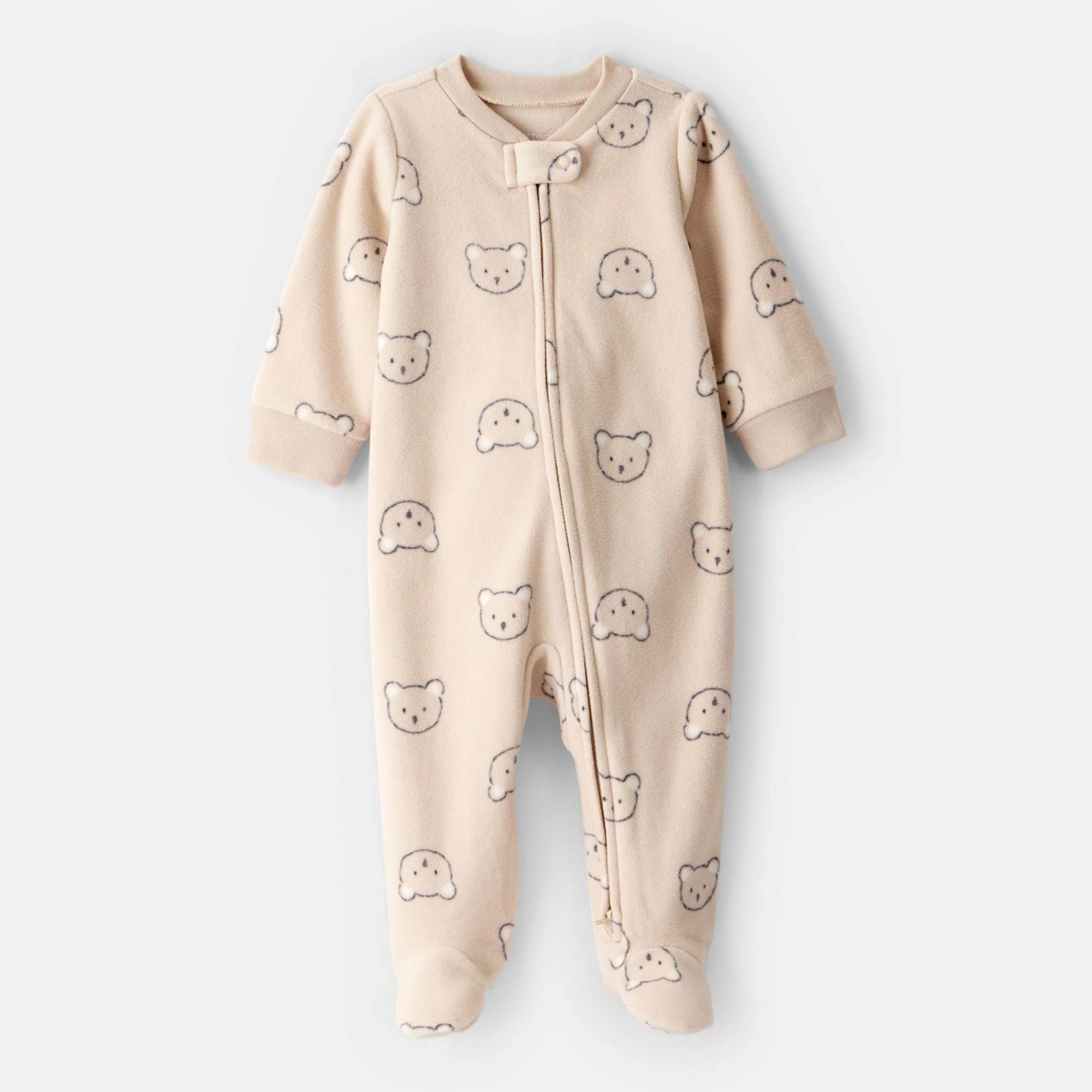 Baby Carter's Bear DreamPlush Snug Fit 2-Way Zip Sleep & Play Pajamas | Kohl's
