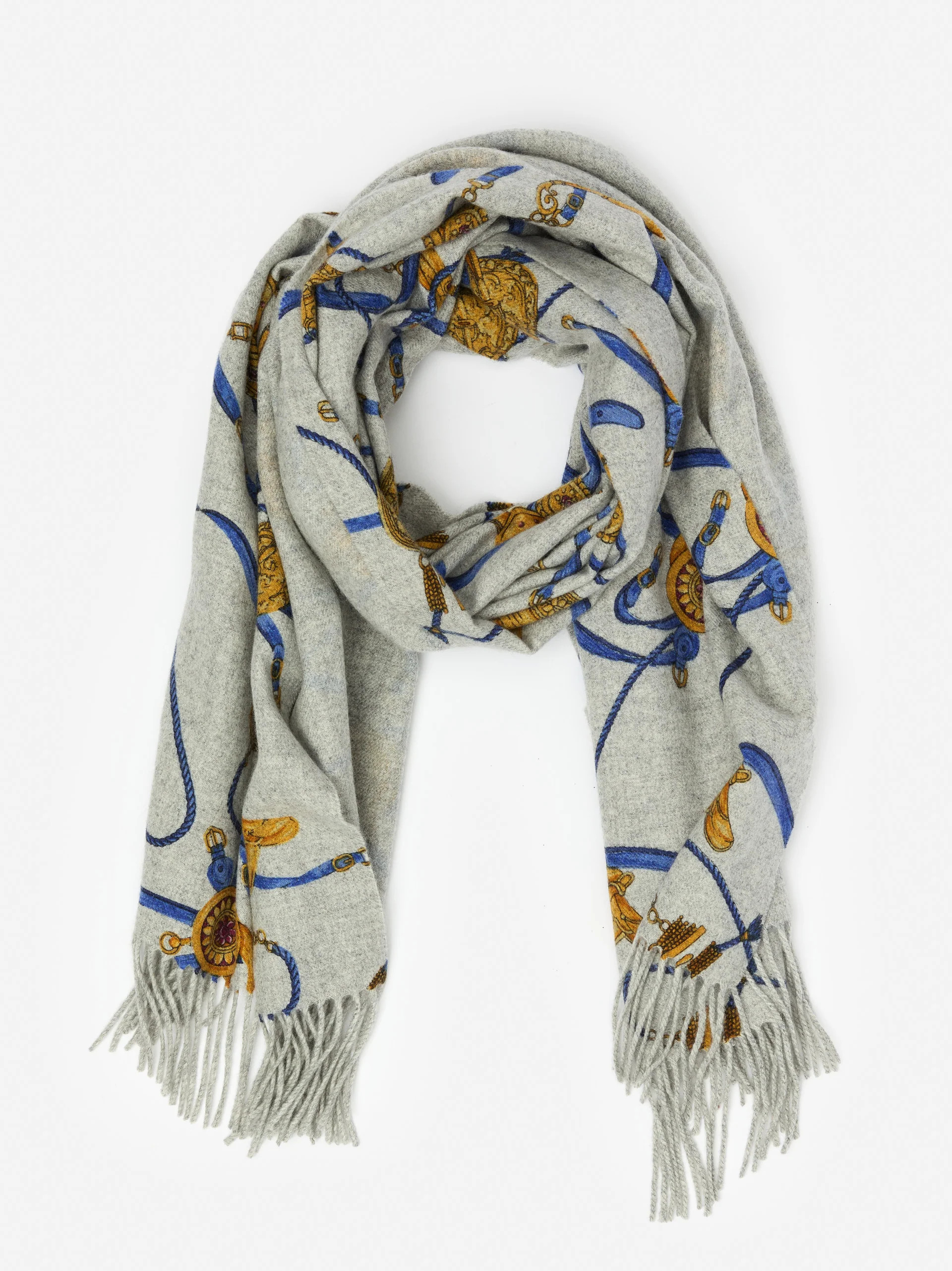 Jaipur Cashmere Scarf in Neo Scylla | J.McLaughlin