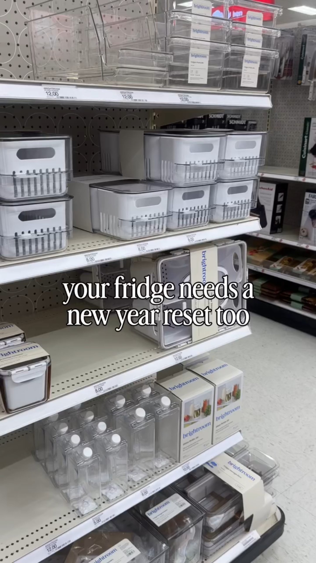 New Brightroom fridge organization collection at Target! Follow + comment “SHOP” for a link! ✨ & if you love Holiday finds and gift ideas, follow along for more!