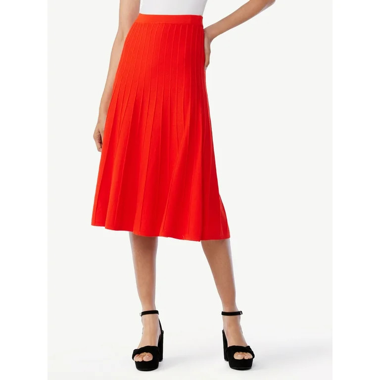 Scoop Women's Knit Midi Skirt - Walmart.com | Walmart (US)