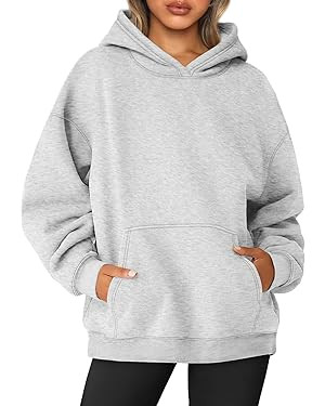 AUTOMET Womens Oversized Sweatshirts Fleece Hoodies Long Sleeve Shirts Pullover Fall Outfits 2024... | Amazon (US)