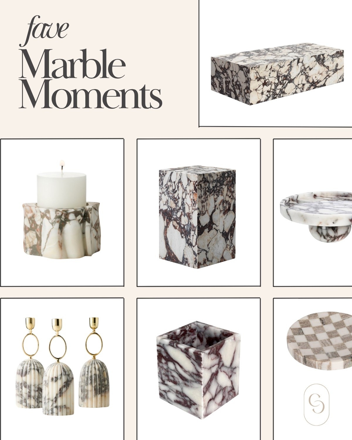 Obsessed with these Marble Moments 🖤
 From sculptural candle holders to checkered trays, these timeless finds add that luxe, collected feel to any space. 

Linking all my picks on LTK—just tap to shop your favorites! 🤍🪨

#LTKHome #MarbleDecor #NeutralAesthetic #AmazonFinds #InteriorInspo #LTKFinds #ModernClassic #CasaChicollo
