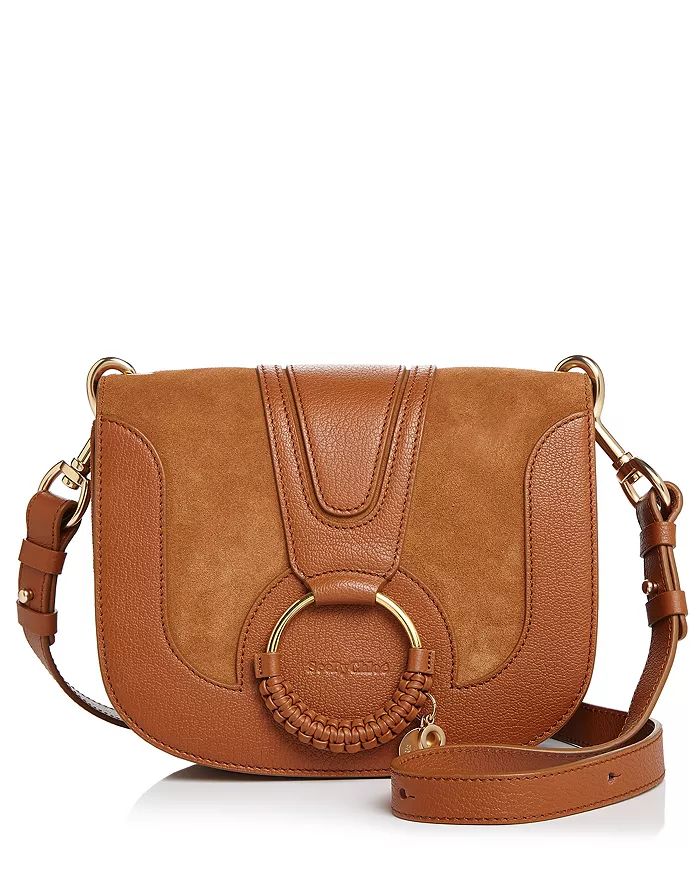 Hana Small Leather & Suede Crossbody | Bloomingdale's (US)