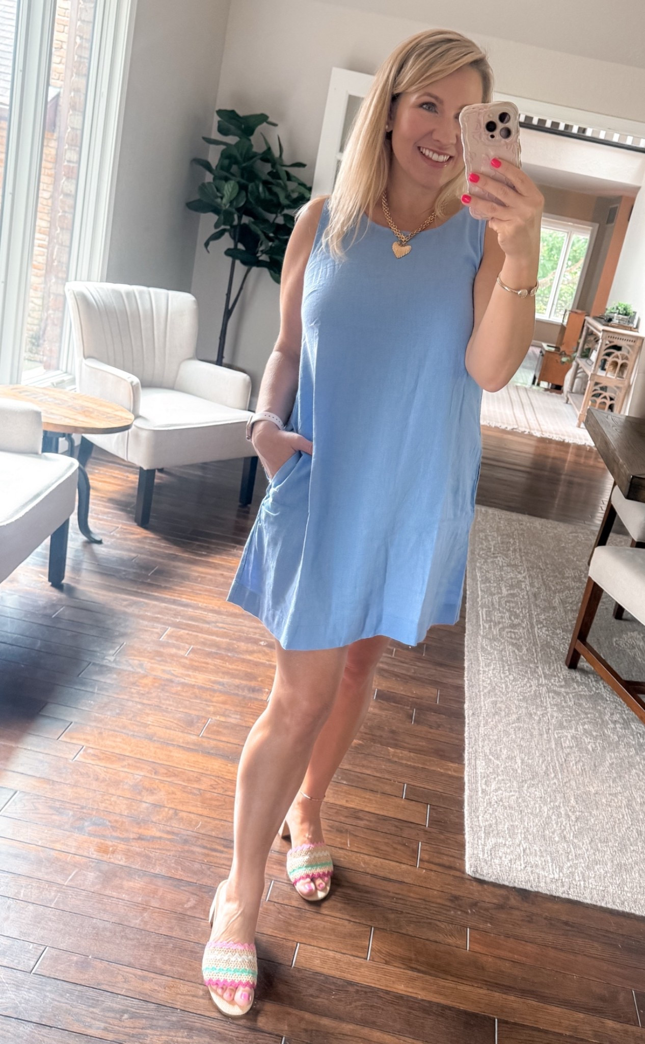 Love the color of this dress! Wearing size 8. Currently 60% off!

#LTKootd #LTKSaleAlert #LTKmomlife