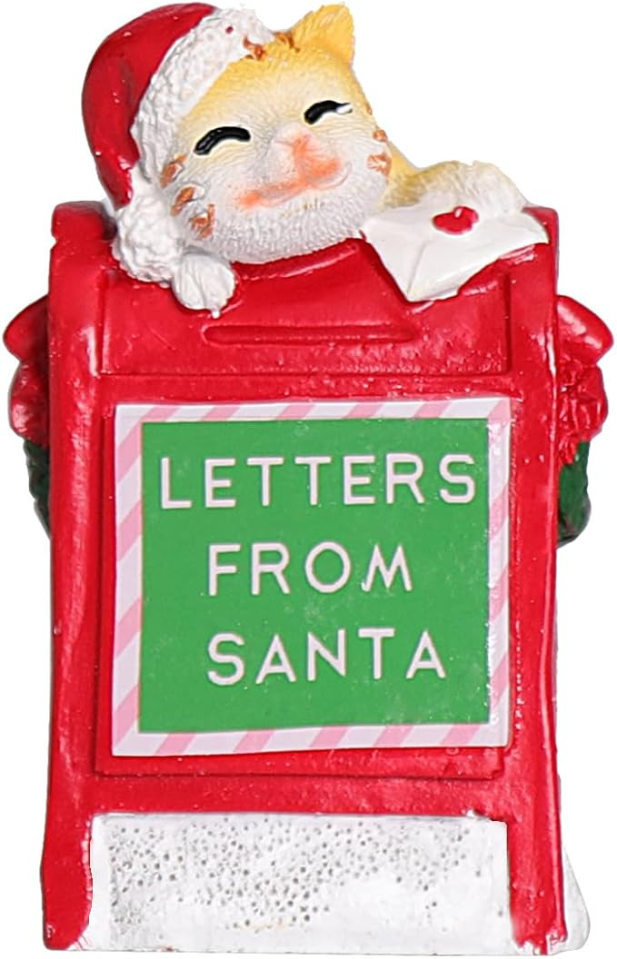 NINIPAPA Christmas Village Accessories Santa's Mailbox Villages Sets for Christmas Decoration Cut... | Amazon (US)