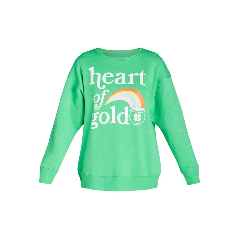 St. Patrick’s Day Women's Graphic Sweatshirt from Way to Celebrate, Sizes S-XXXL | Walmart (US)