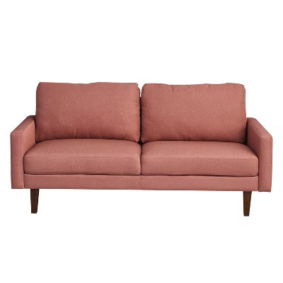 Linen Sofa Modern Couch Comfy Loveseat with Wooden Legs for Living Room, Bedroom, Office | Target