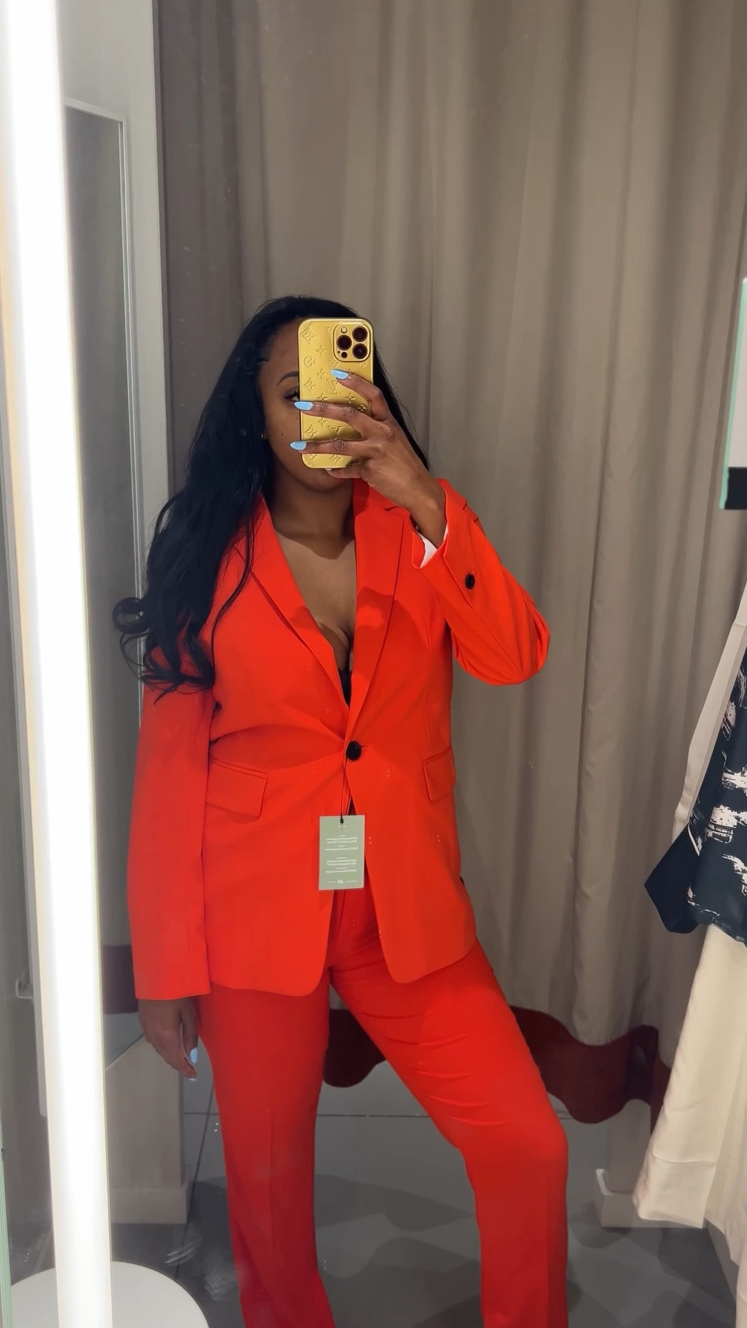 Bright and bold business casual outfit from H&M.

Blazer size SM
Pants size US 6

spring outfit, office outfit, pants suit women, red blazer, orange blazer, dress pants, slacks, work outfit, monochrome 

#LTKworkwear #LTKunder100 #LTKfit