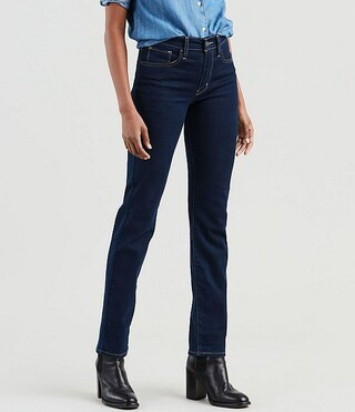Levi's® 724 High Rise Straight Leg Jeans | Dillard's