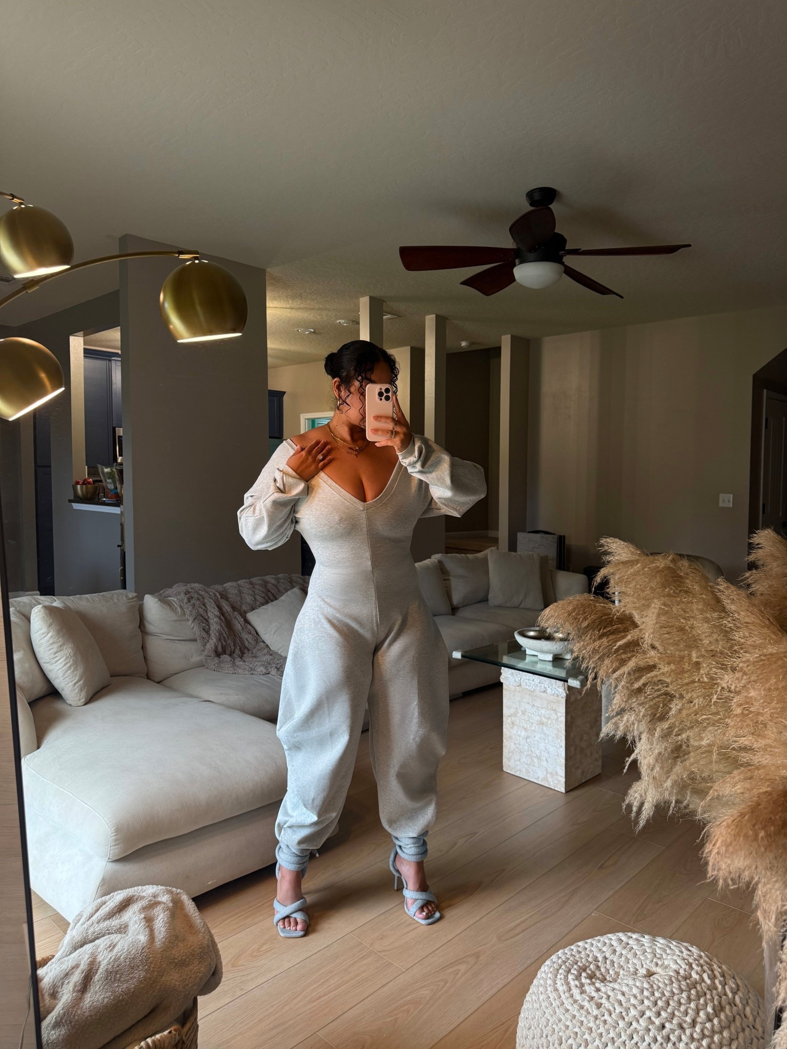 The most flattering jumpsuit! Wearing Sz Medium. Thick soft comfy and multiple colors! 

#LTKSaleAlert #LTKgrwm #LTKMidsize