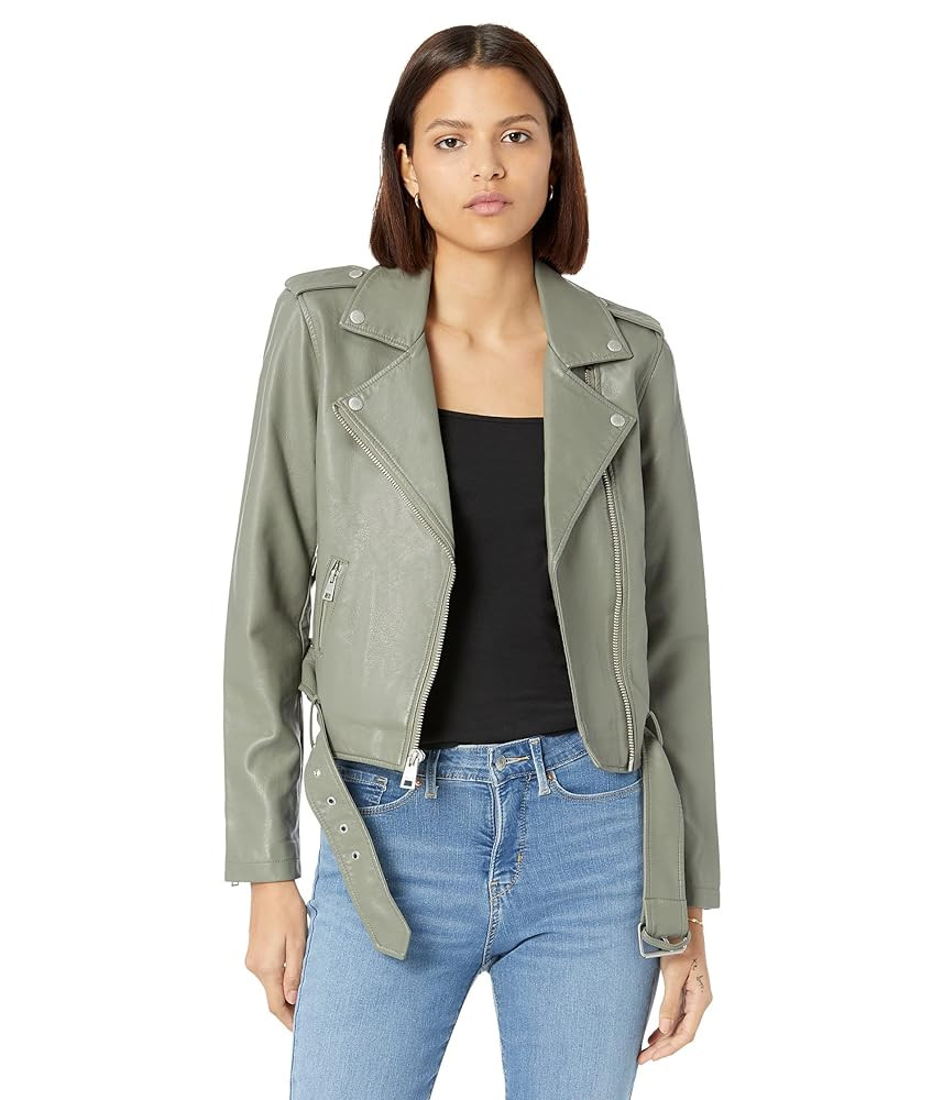 Levi's Women's Belted Faux Leather Moto Jacket (Regular & Plus Size) | Amazon (US)
