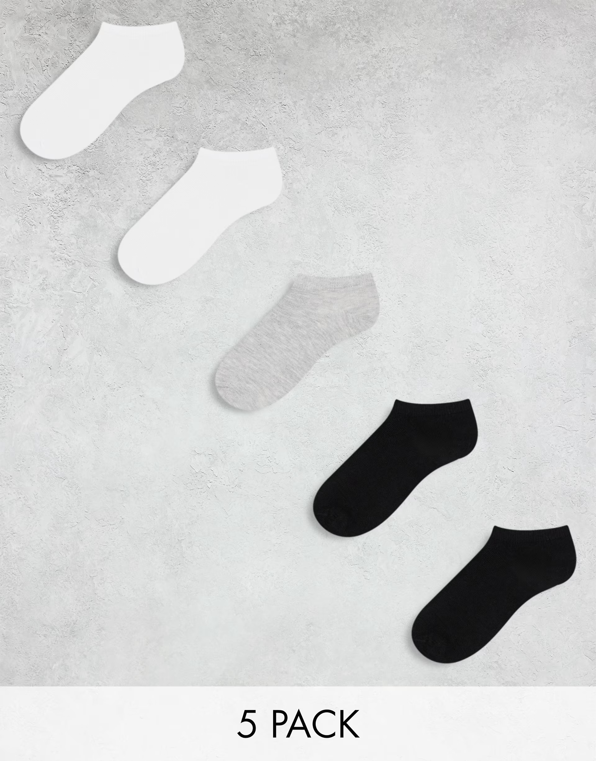ASOS DESIGN 5 pack trainer socks in multi | ASOS (Global)
