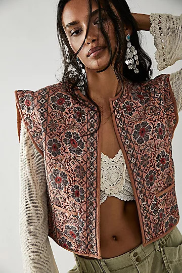 Rosel Embellished Vest | Free People (Global - UK&FR Excluded)