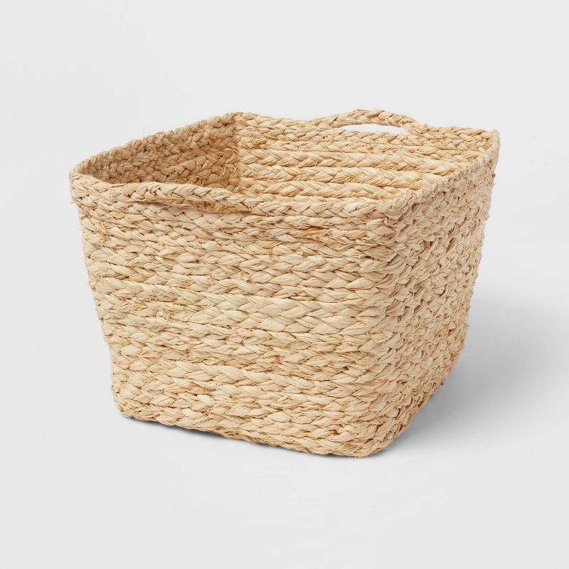 Square Braided Rafia Basket - Brightroom™ | Target