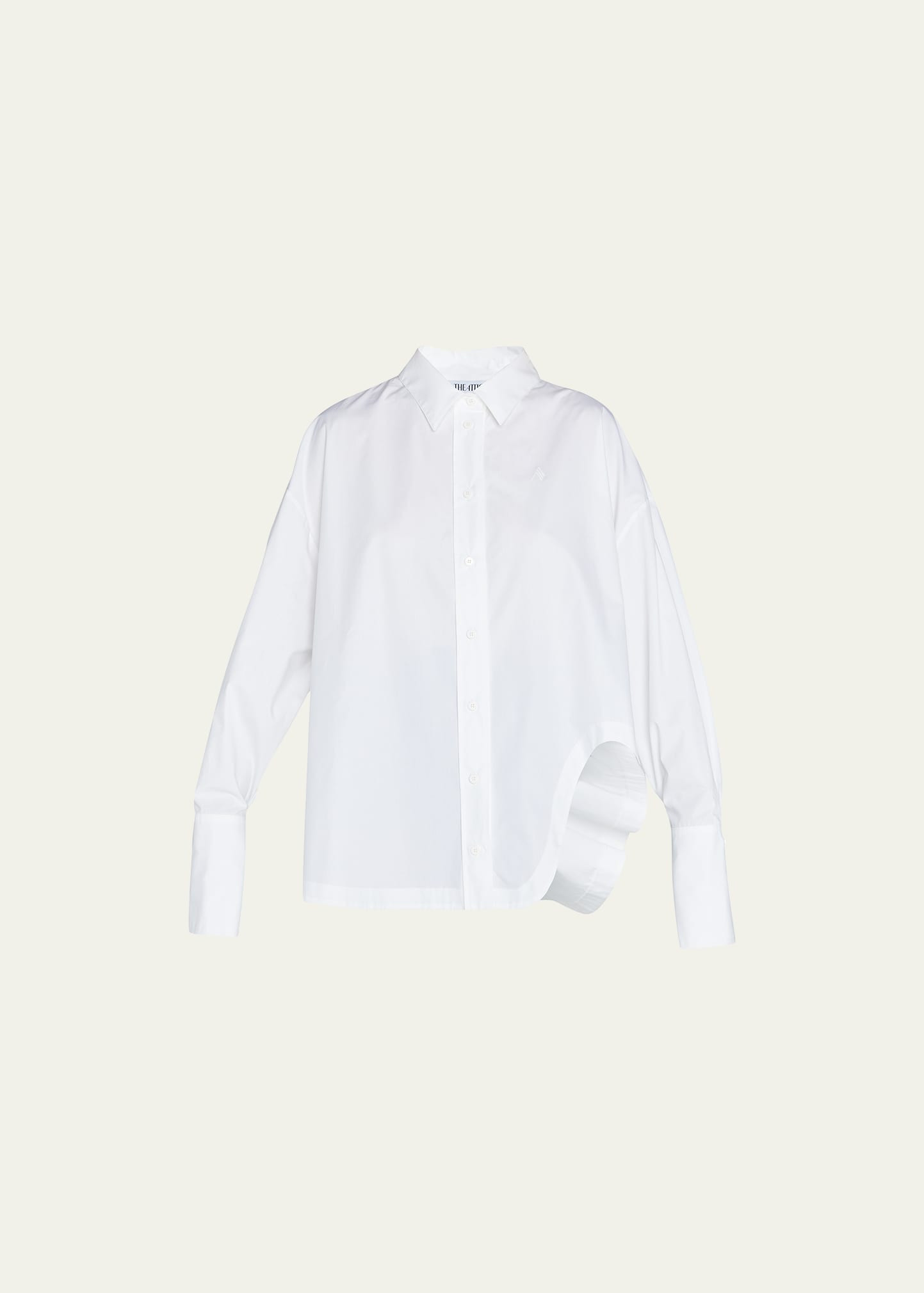Diana Oversized Cotton Button-Up Shirt | Bergdorf Goodman