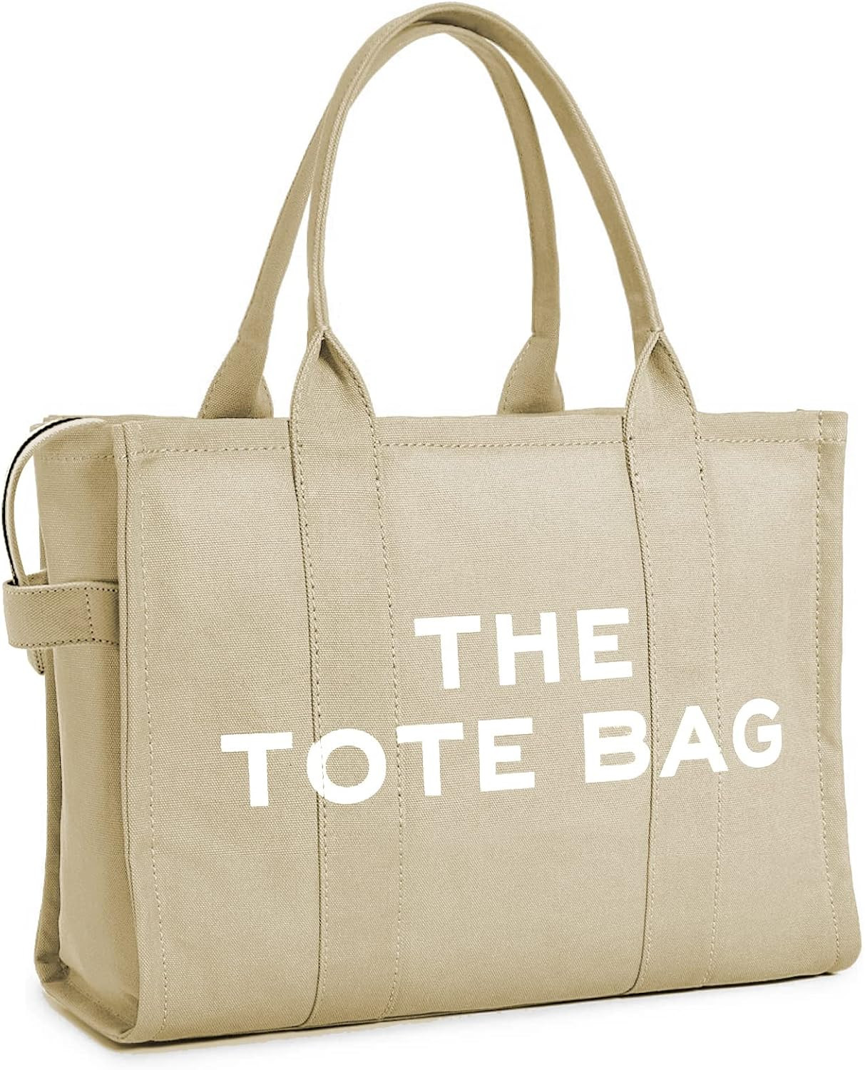 MATSUBA Tote Bags for Women Handbag Tote Purse with Zipper Canvas Crossbody Bag, Premium Quality,... | Amazon (US)