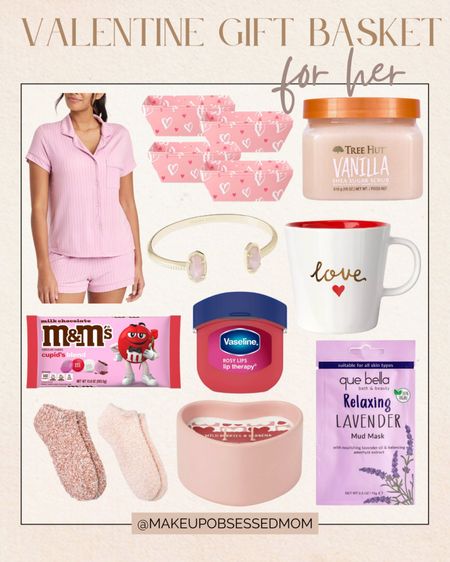 Check out this cute sleepwear set, mug, body scrub, fuzzy socks, scented candle, and more to add to your Valentine's gift basket for your loved ones!
#vdayidea #selfcare #beautyfavorite #loungewear

#LTKbeauty #LTKstyletip #LTKGiftGuide