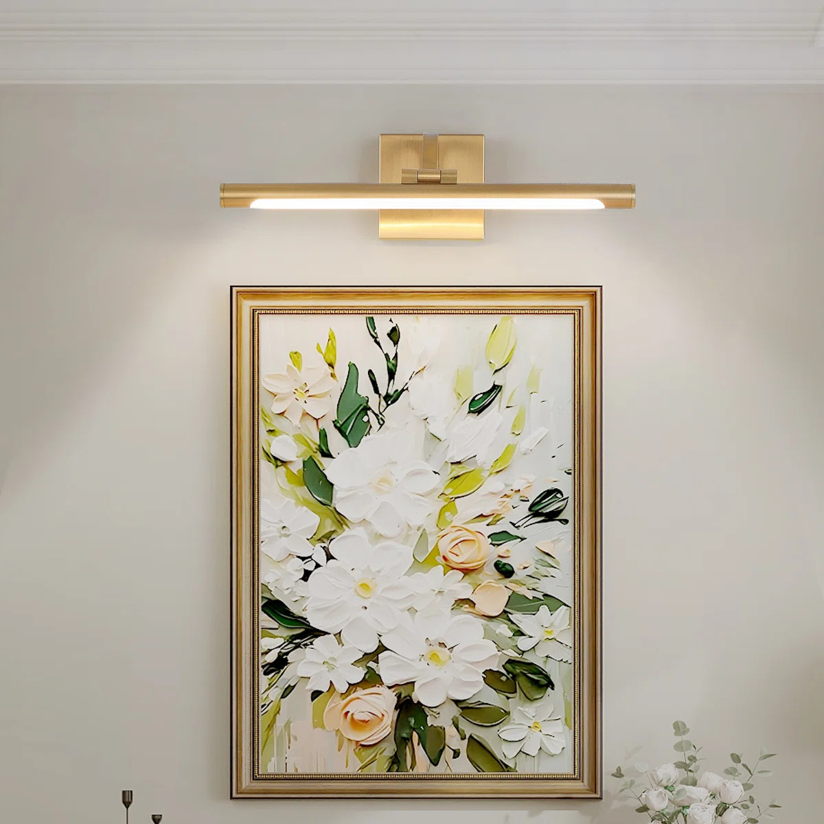 1-Light Dimmable LED Picture Light with Adjustable Color Temperature (3000K/4000K/5000K), Artwork... | Wayfair North America