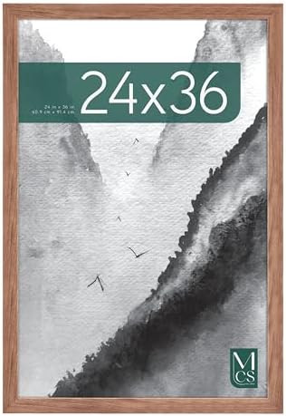 MCS Museum Poster Frame 24x36 Medium Oak, Vertical & Horizontal Wall Hanging Large Picture Frame ... | Amazon (US)
