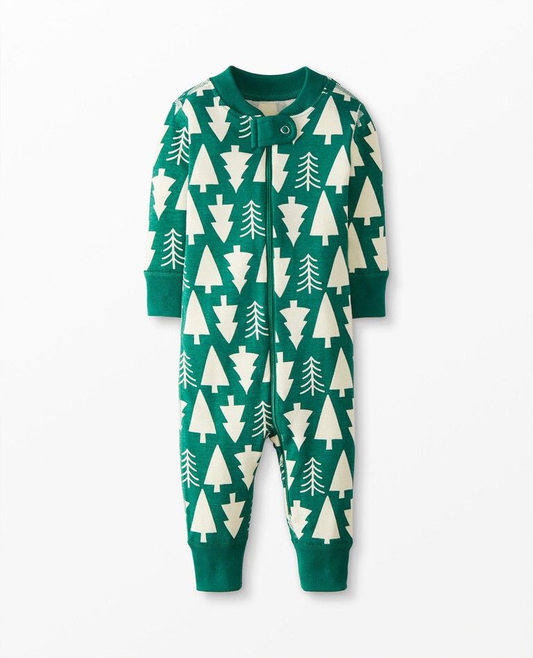 Holiday Print Baby Zip Sleeper | Hanna Andersson