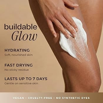 Self Tanner Mousse - USA Made with Natural & Organic Ingredients, Self Tanning Mousse for Dark Fa... | Amazon (US)