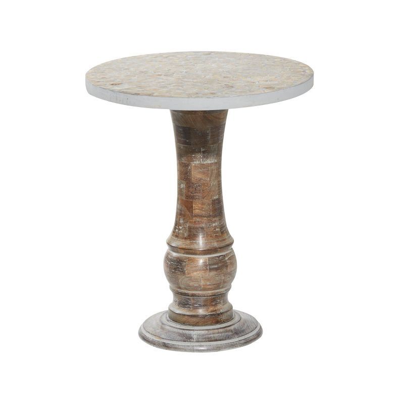 21" x 18" Rustic Wood Accent Table - Olivia & May | Target