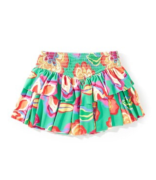 GB Little Girls 2T-6X Gracie Multi-Floral Print Active Skirt | Dillard's | Dillard's