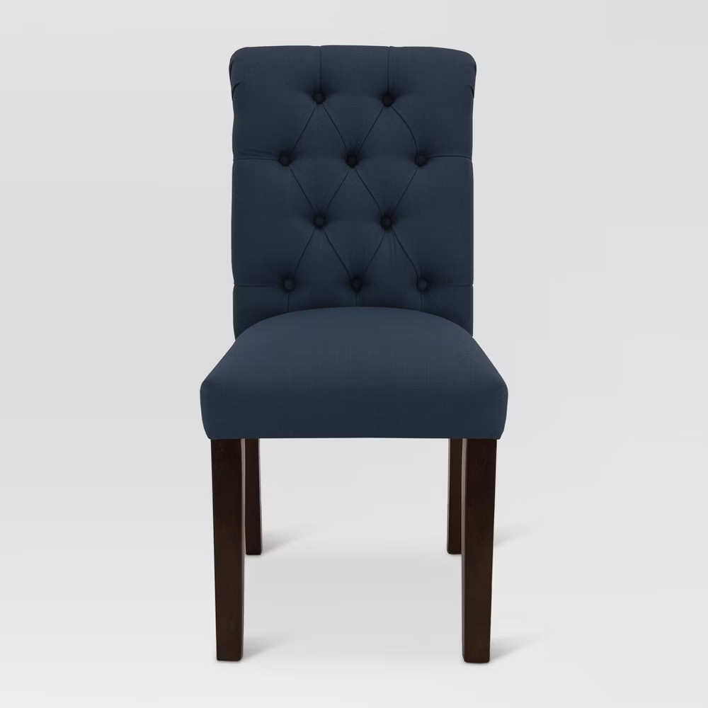 Sterling Tufted Dining Chair Ocean Blue - Threshold | Target