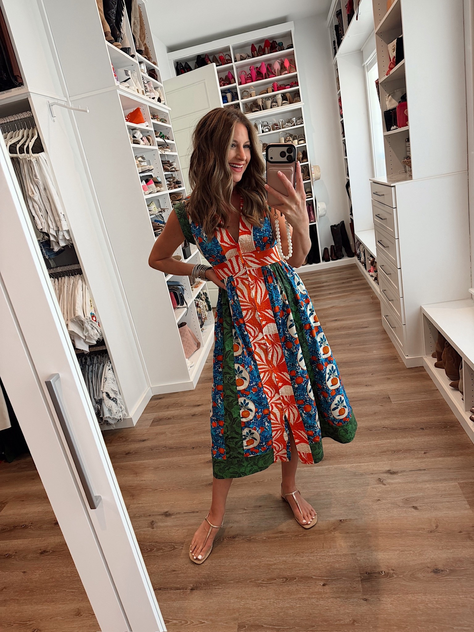 In a size 4 dress, sandals and accessories - fits tts. 

#LTKgrwm #LTKSeasonal #LTKootd