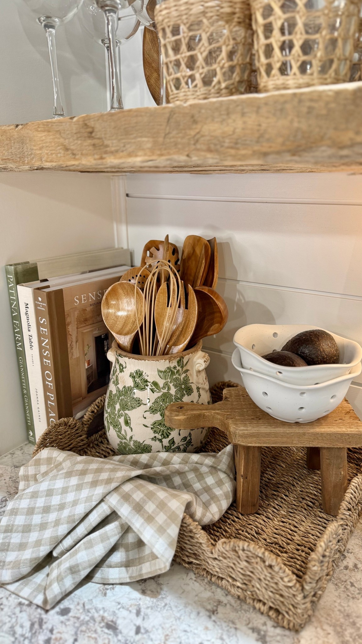 Neutral Kitchen Countertop Styling Finds

🔗Type, SEND INFO PLEASE, for affiliate links, or shop this post with the Amazon link in my bio.

This cozy countertop setup is one of my favorite ways to keep things both functional and pretty. A woven tray anchors the space while warm wood utensils, a soft gingham towel, and a small riser add texture and dimension. The ceramic crock (currently on sale!) is perfect for everyday use while still feeling styled, and that soft lamp glow makes everything feel extra inviting. Simple pieces, styled with intention, can completely elevate your kitchen.

#kitchendecor #counterdecor #kitchenstyling #neutraldecor #amazonhome #kitchenaccessories #countertopdecor #kitchenorganization #homedecorfinds #kitcheninspo #neutralhome #kitchenessentials #everydaydecor #cozykitchen #styledkitchen



#LTKHome #LTKSaleAlert