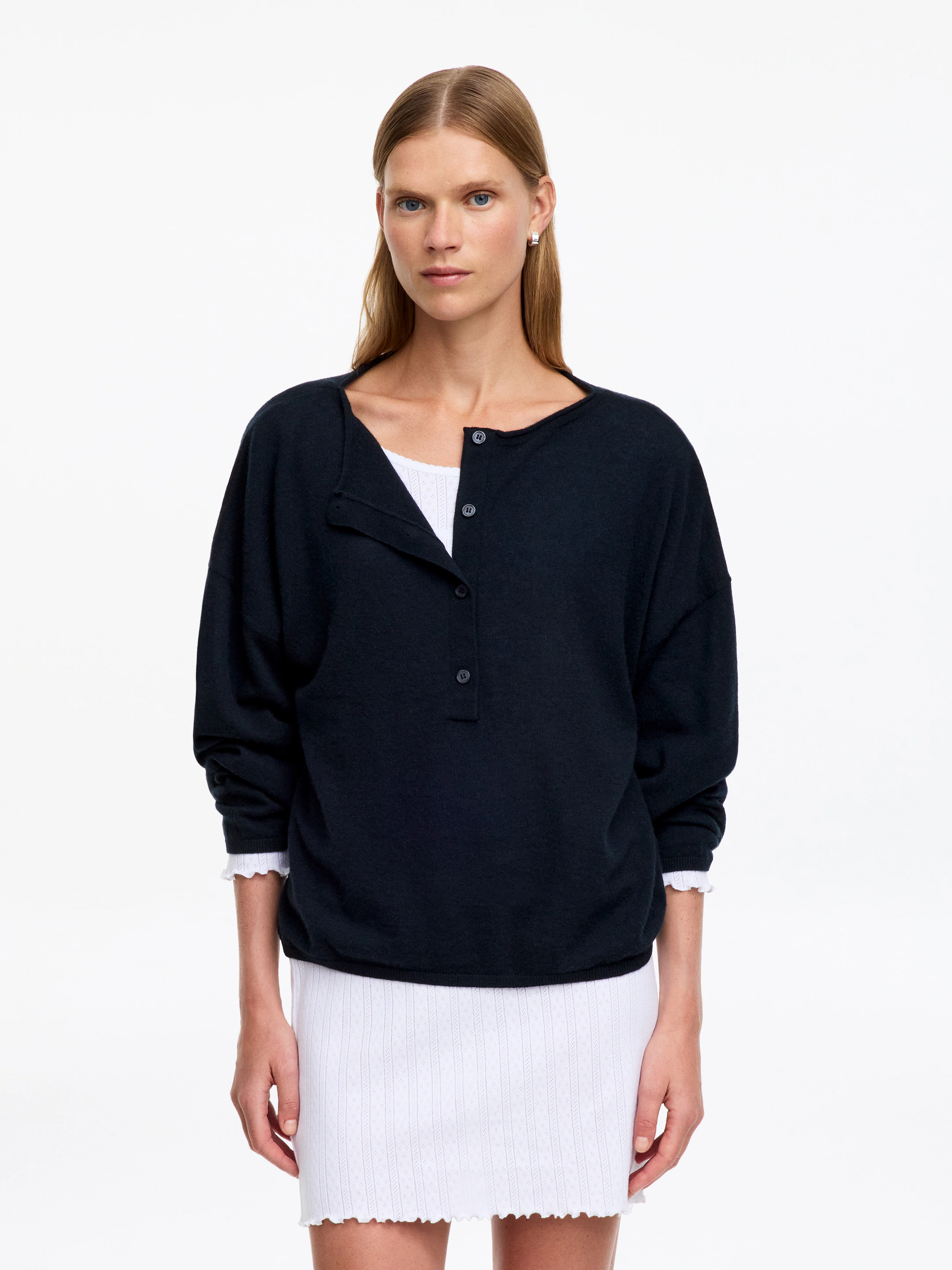 Pure Cashmere Boat-Neck Jumper | Arket UK