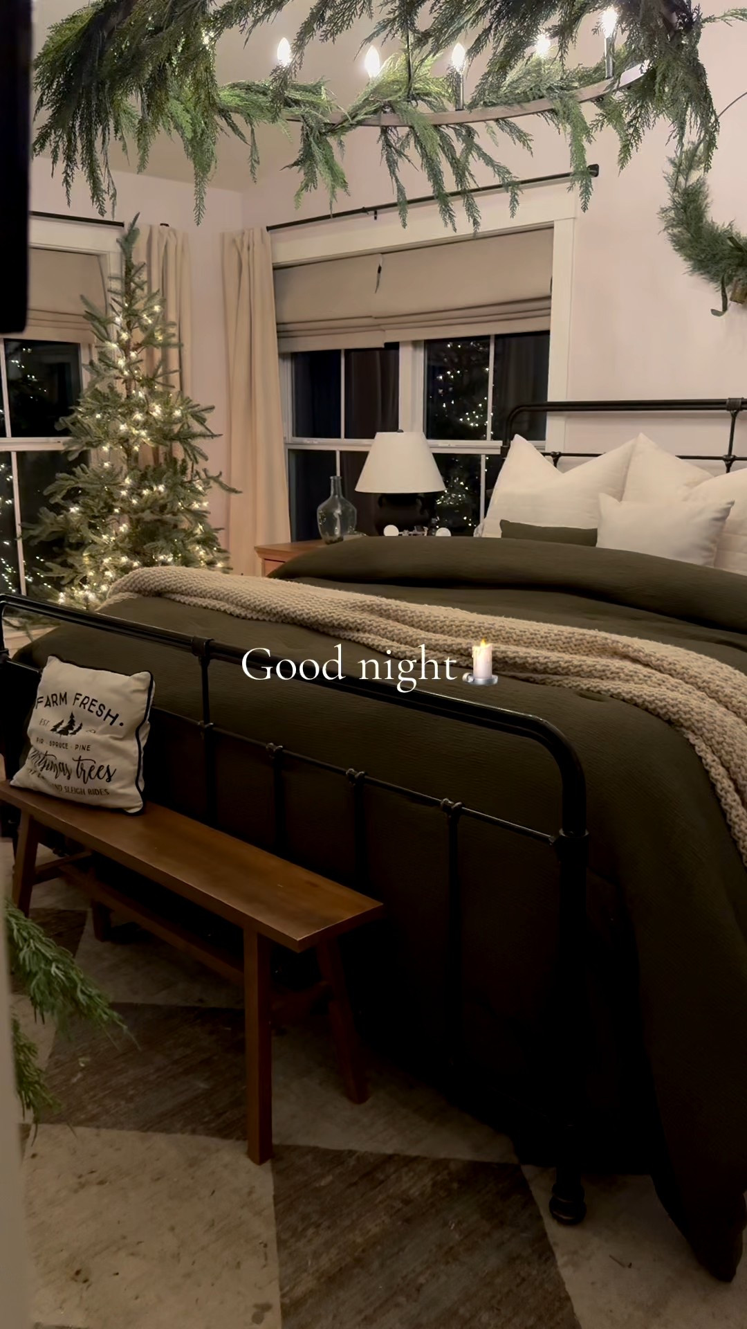 Snuggle in in this cozy bed. The coziest bedding set. I never want to leave this cozy bedroom. The twinkle lights are everything. 

#LTKHome