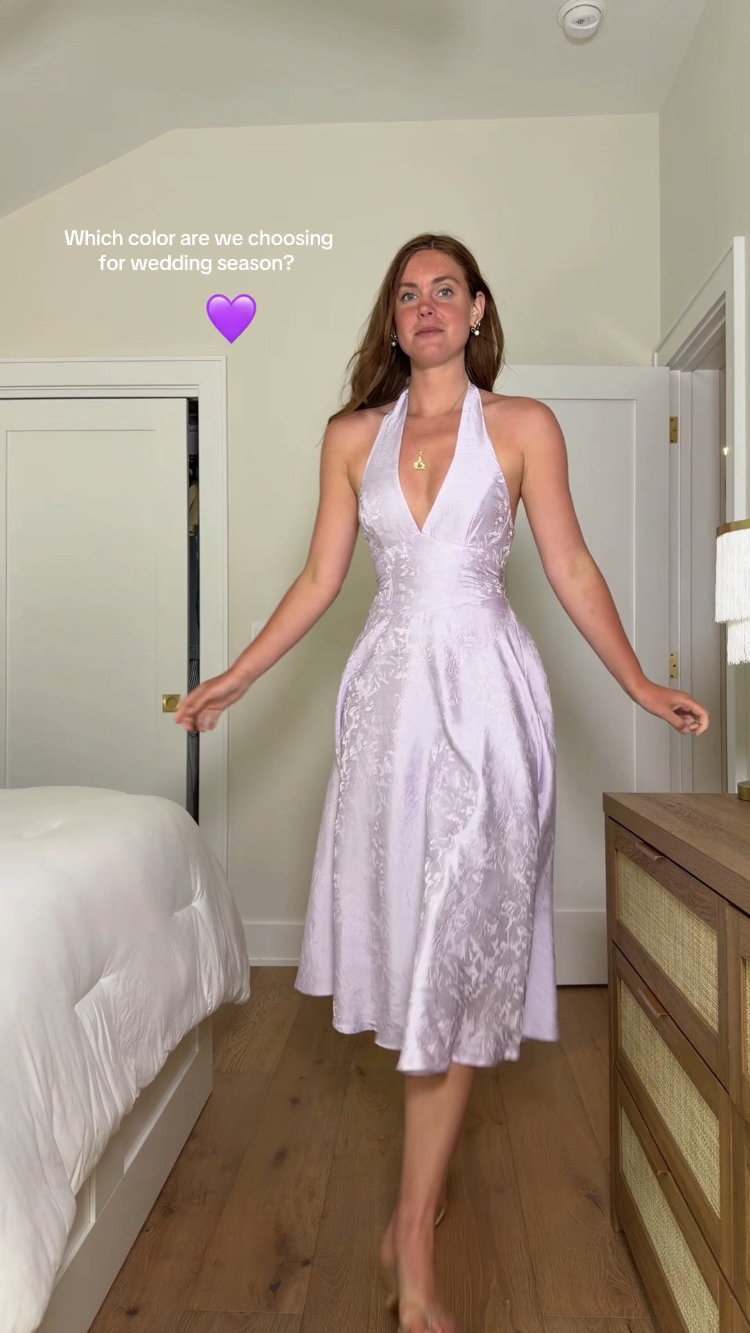 Which color are we choosing for wedding season, girls? 💜🌊🤍🐢

I swear these Cider halter corset dresses look even prettier moving around in person ✨ The lace-up back makes them fit SO nicely and the fabric has that soft dreamy flowy look without feeling stiff.

The lavender one feels straight out of a romance movie. The blue is giving beach wedding guest energy. The white looks so elegant and feminine. And the sage green is honestly the underrated favorite.

As a tall girl, I usually avoid dresses because so many fits look awkward on longer torsos or don’t sit right in the waist. But these actually drape really nicely and feel flattering without constantly adjusting everything.

Perfect for women’s summer outfits, wedding guest dresses, vacations, bridal events, dinner dates, or those “I want to look effortlessly pretty” days 💕

Comment SHOP and I’ll send the link ✨

https://liketk.it/6e3CA

Follow @kristinanicoletall for tall girl fashion finds, feminine outfit ideas, long legs styling inspo, women’s dresses that actually flatter taller girls, and summer outfits that feel pretty AND comfortable 🤍

weddingguestdress corsetdress femininefashion tallgirlstyle womensfashion summerdress halterdress ciderdress maxioutfit girlsfashion elegantoutfits longlegs styleinspo vacationdress romanticstyle women girls @CIDER