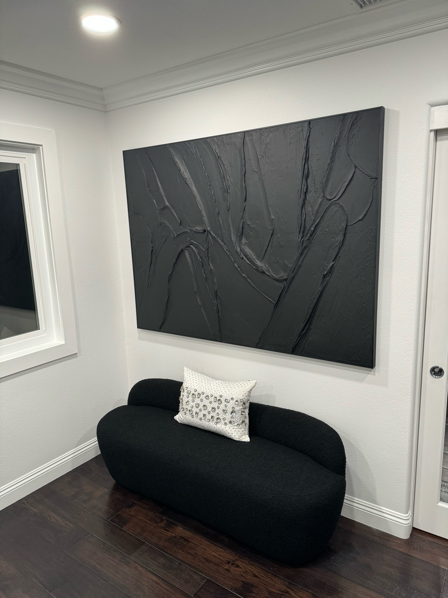 This bench from CB2 is so good! It even looks amazing under the window!! I’m buying a second one for my bedroom! Comes in a white/ivory color too! ❤️

#LTKhome