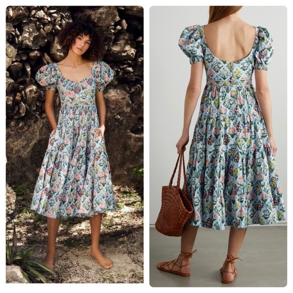 Agua by Agua Bendita Palmera Midi Dress | Poshmark