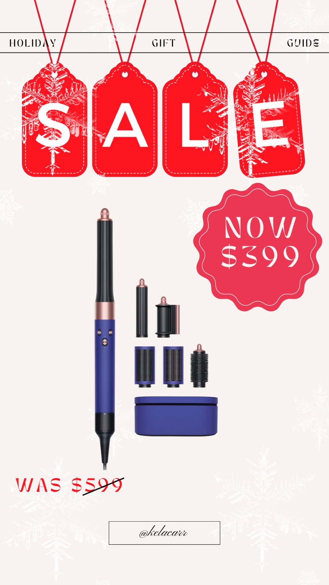 Dyson Airwrap - Long barrel on Sale!! ✨

#LTKsalealert #LTKHoliday #LTKGiftGuide