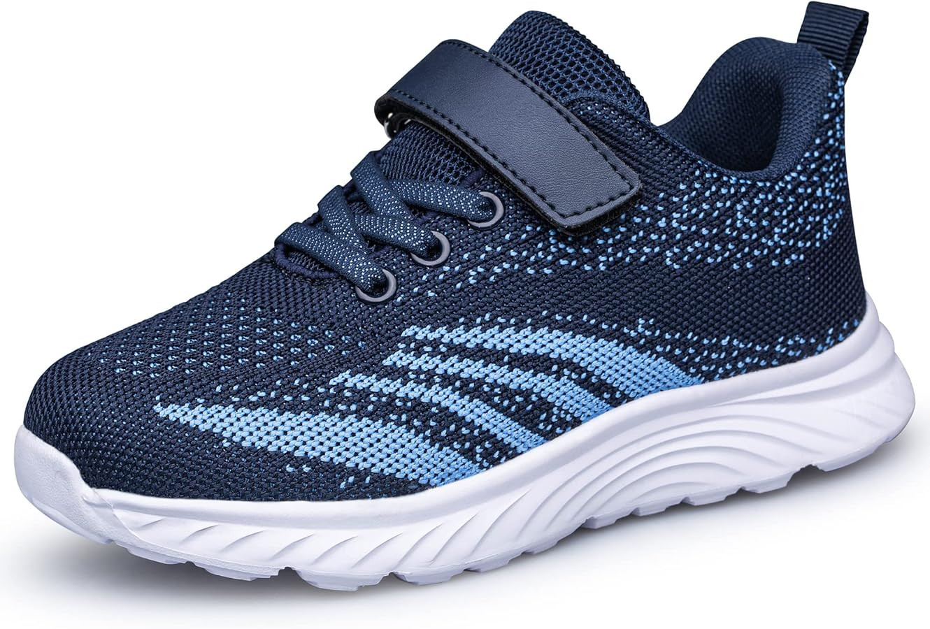 YHOON Boys Girls Sneakers Kids Sports Running Walking Shoes for Toddler/Little Kid/Big Kid | Amazon (US)