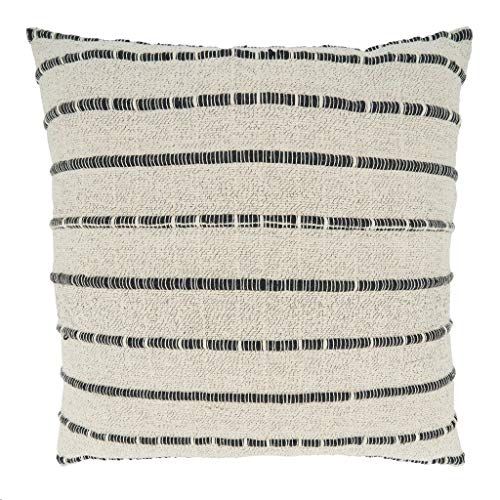 Fennco Styles Corded Design Cotton Decorative Throw Pillow Cover 22&quot; W x 22&quot; L - Natura... | Walmart (US)