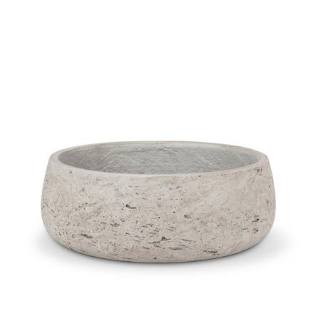 Abbott Collections AB-65-QUARRY-LOW-GRY Gray Low Bowl Planter | Walmart (US)