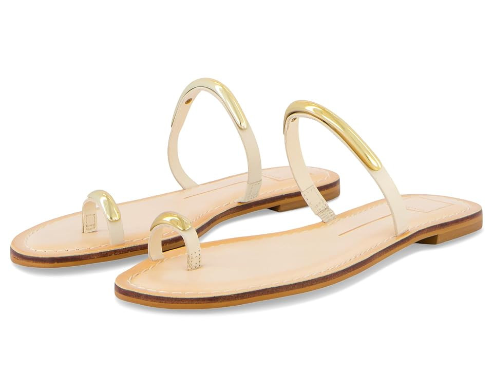 Dolce Vita Wink Women's Sandals Bone Leather : 9.5 M, Manmade/Rubber | Zappos