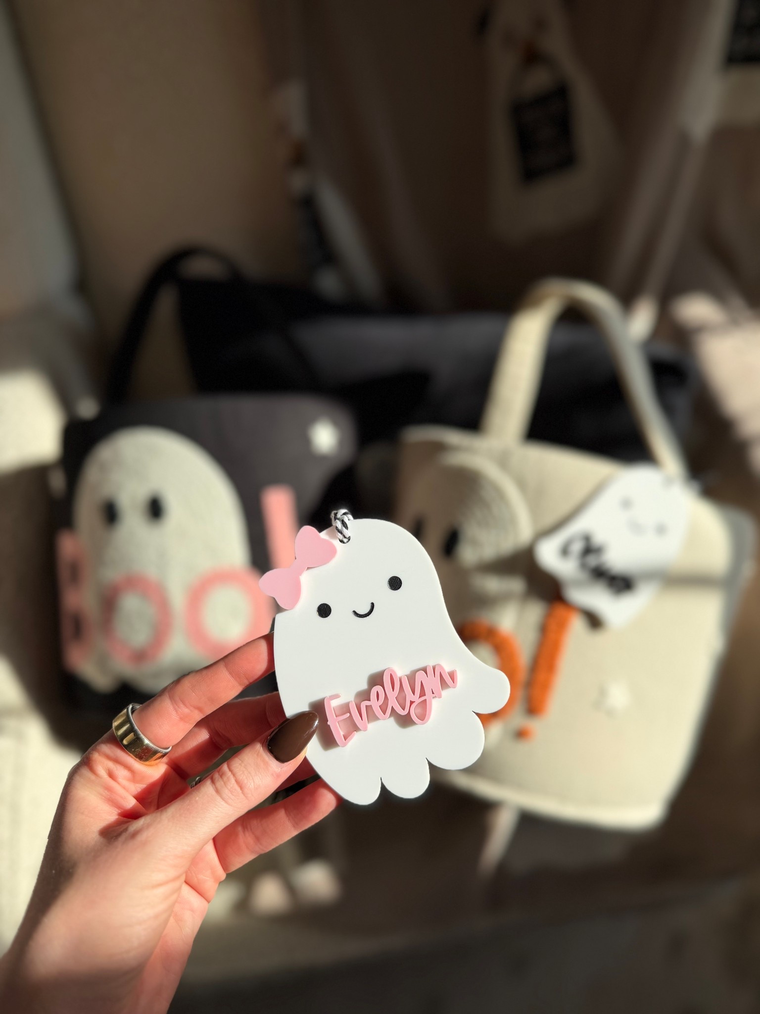 Finally ordered Evie the matching ghost name tag to Oliver’s! Under $15, quick shipping and so cute for their boo baskets! 

Etsy find, small shop, boo basket, ghost name tags 

#LTKHalloween #LTKSeasonal #LTKKids
